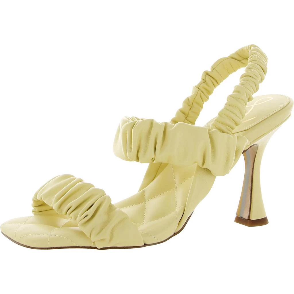 商品Sam Edelman|Sam Edelman Womens Marlena Leather Slip On Slingback Sandals,价格¥169,第3张图片详细描述