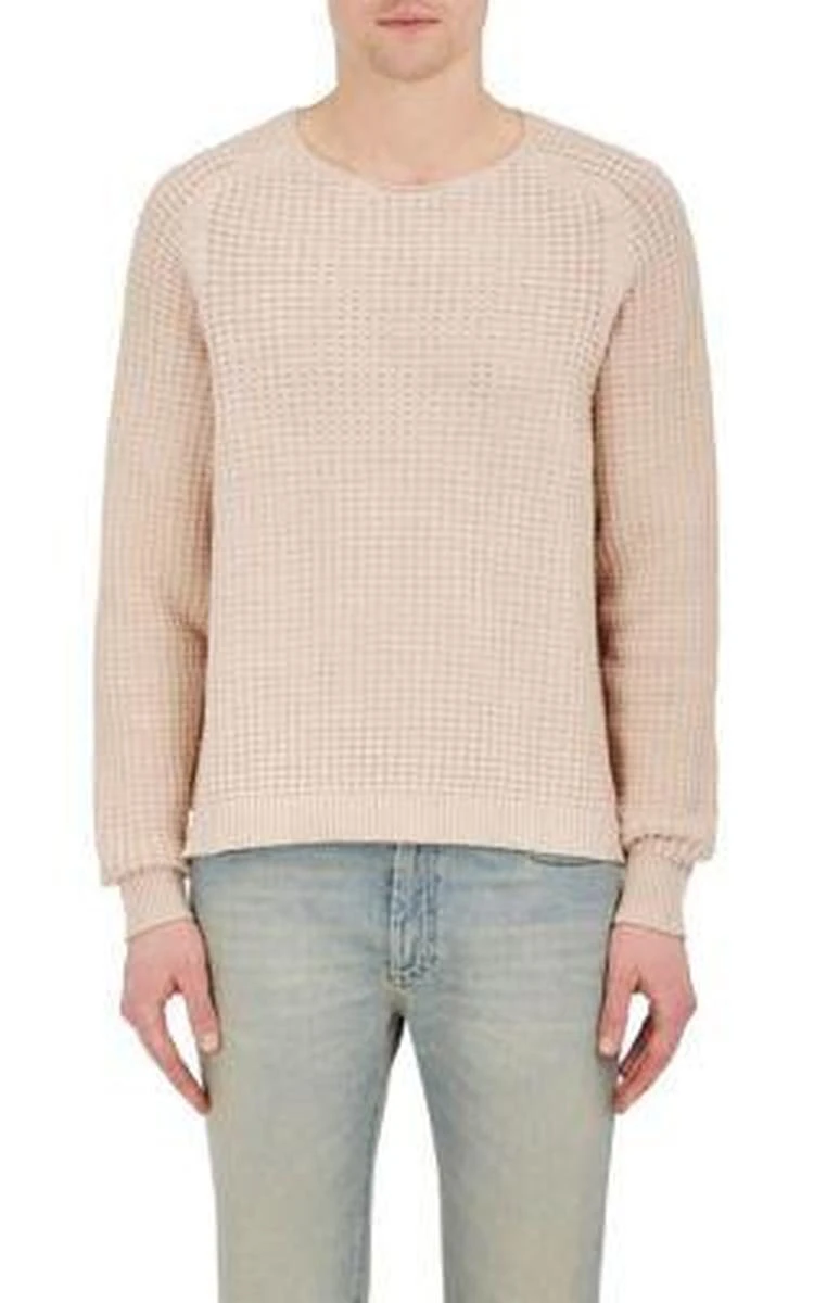 商品MAISON MARGIELA|Waffle-Knit Cotton-Blend Sweater,价格¥2595,第1张图片