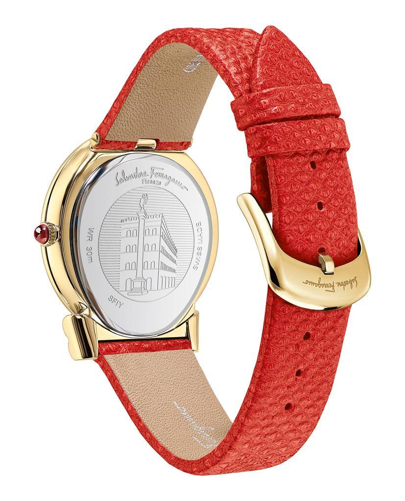 商品Salvatore Ferragamo|Gancini Slim Leather Watch,价格¥3058,第5张图片详细描述
