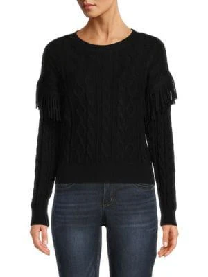 商品Tahari|Cable Knit Sweater,价格¥180,第1张图片