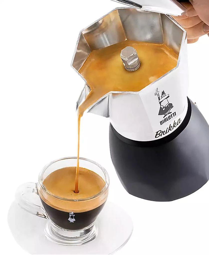 商品Bialetti|Brikka 7 OZ 4 Cups Coffeemaker,价格¥556,第3张图片详细描述
