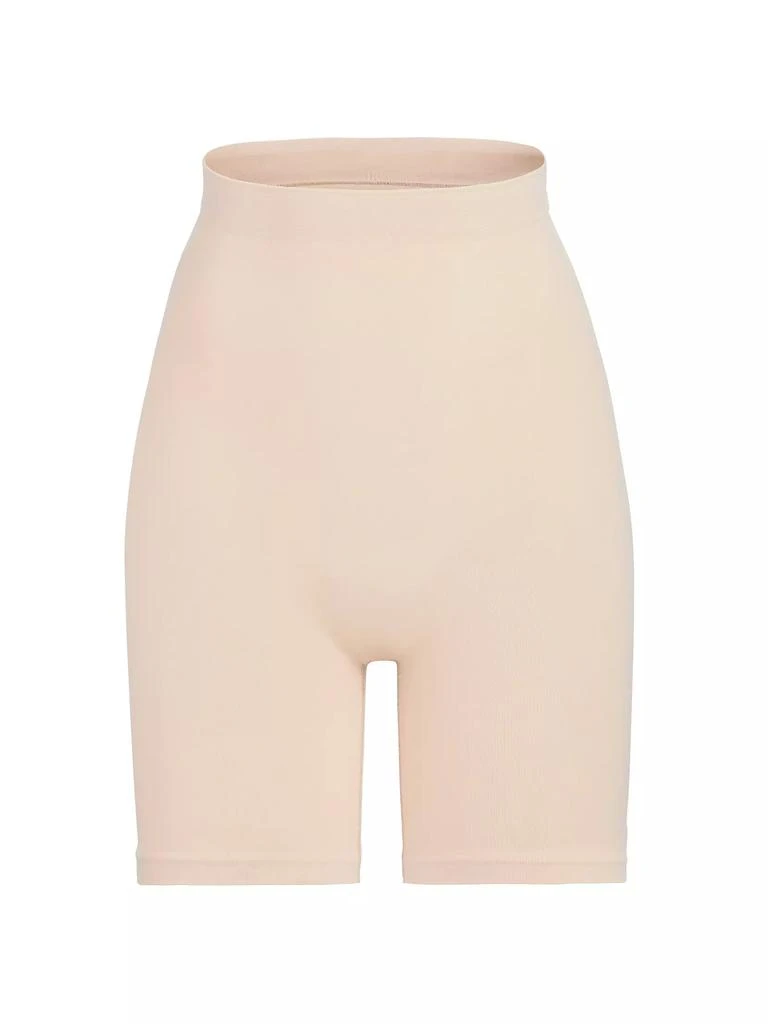 商品SKIMS|Seamless Sculpt High-Waisted Above-The-Knee Shorts,价格¥304,第1张图片