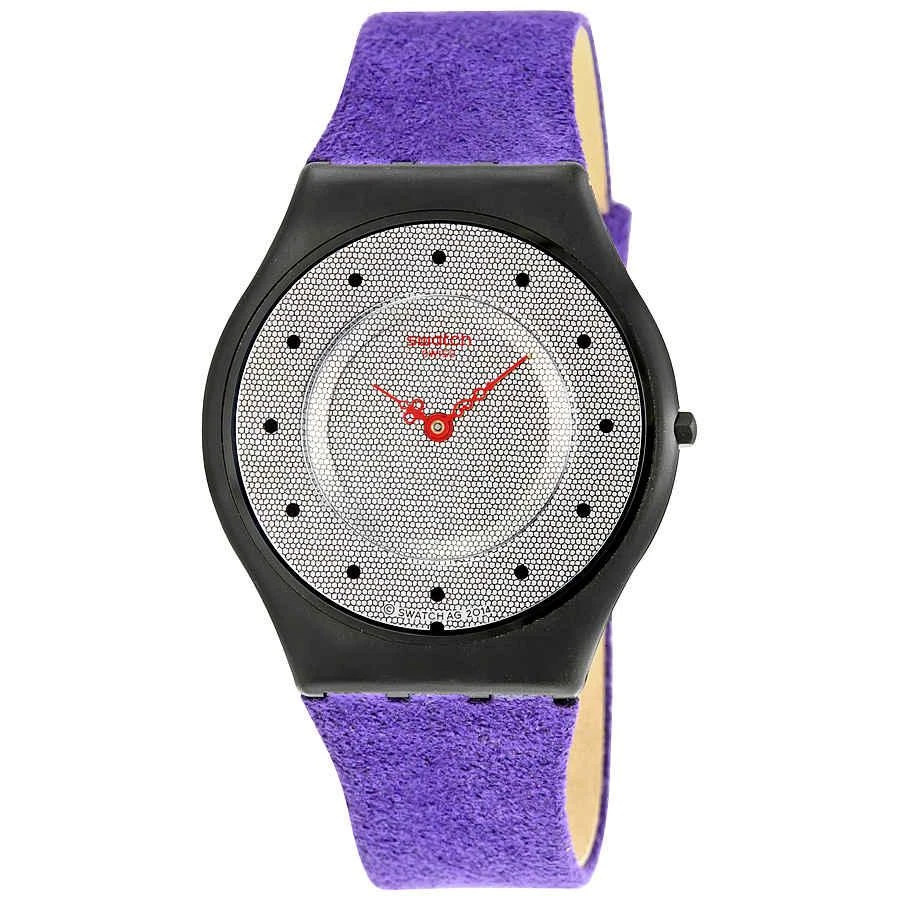 商品Swatch|Swatch Honeycomb Silver Dial Ladies Casual Watch SFB144,价格¥484,第1张图片