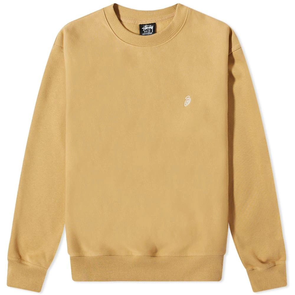 商品STUSSY|Stussy Swirl Applique Crew,价格¥715,第1张图片