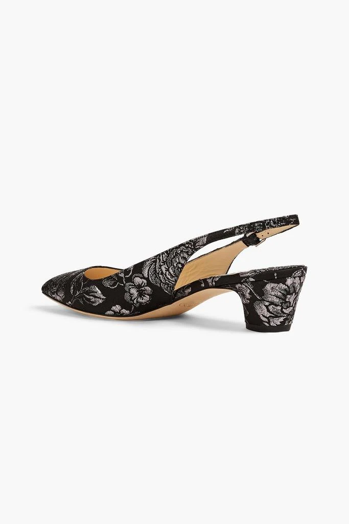 商品Jimmy Choo|Gemma 40 metallic brocade slingback pumps,价格¥2458,第3张图片详细描述