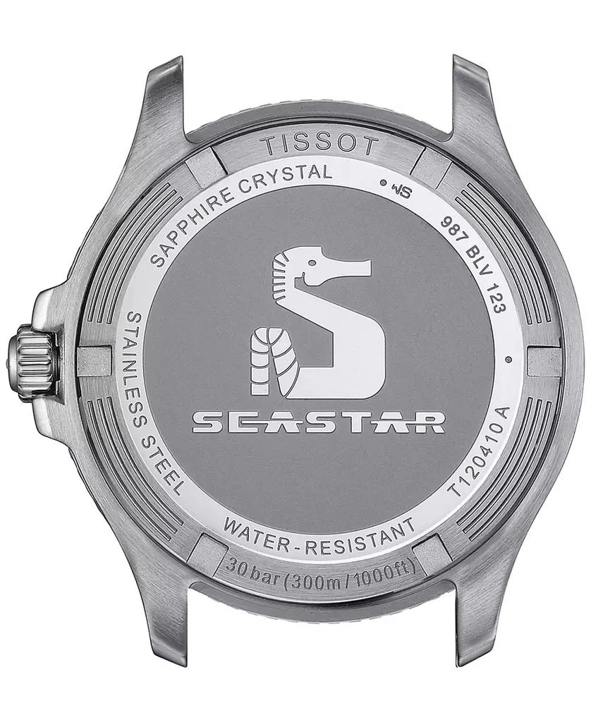 商品Tissot|Men's Swiss Seastar 1000 Two-Tone Stainless Steel Bracelet Watch 40mm,价格¥3703,第3张图片详细描述