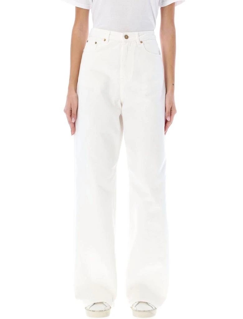 商品Golden Goose|Golden Goose Deluxe Brand Wide-Leg Jeans,价格¥1474,第1张图片