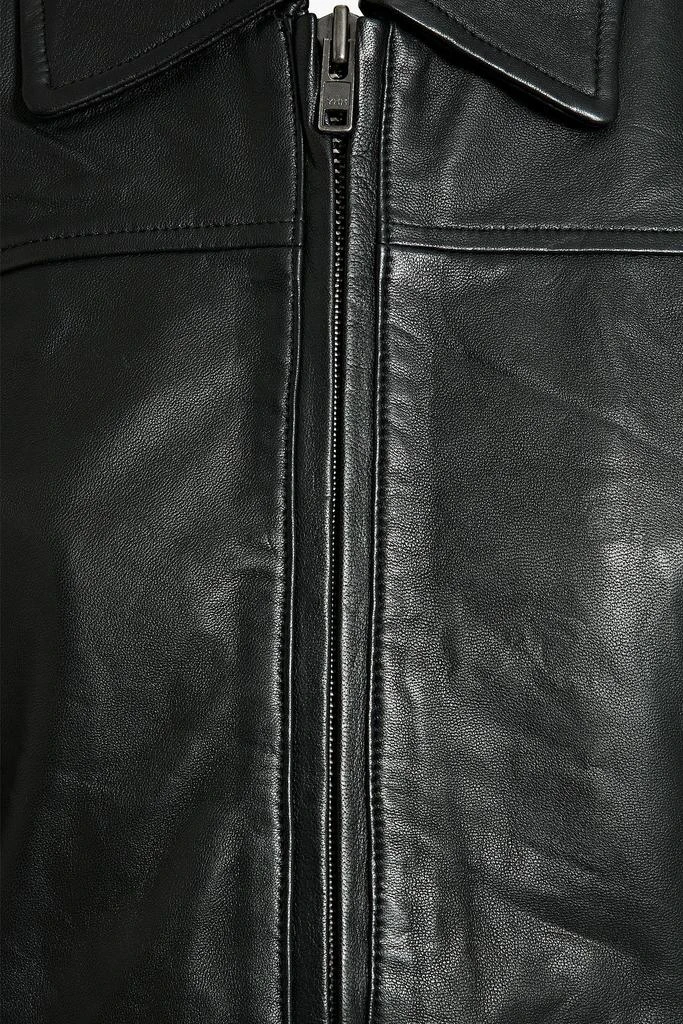 商品Muubaa|Denver cropped leather jacket,价格¥1811,第4张图片详细描述