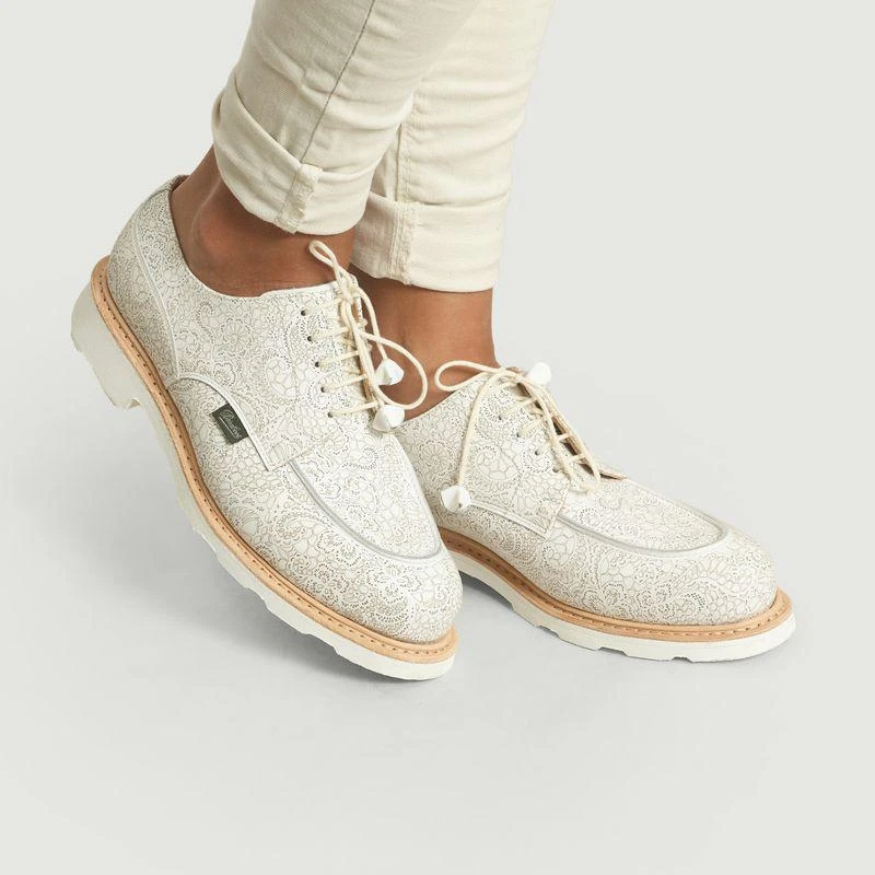 商品Paraboot|Laser Chambord Derbies White PARABOOT,价格¥1408,第2张图片详细描述