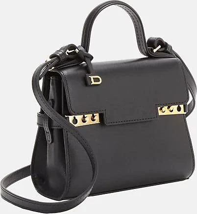 商品Delvaux|Tempête Micro Leather Satchel,价格¥18856,第3张图片详细描述