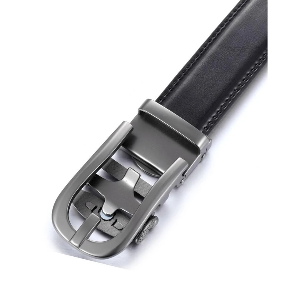 Mio Marino Men's Dapper Leather Ratchet Belts 4