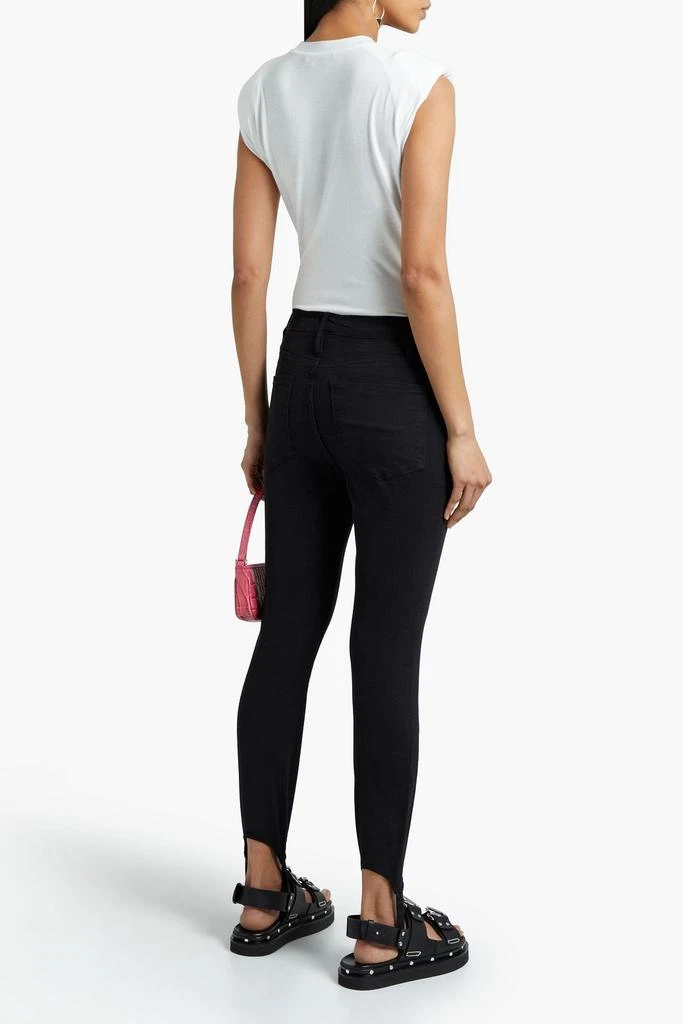 商品FRAME|Le Pixie Ali high-rise stirrup skinny jeans,价格¥570,第3张图片详细描述