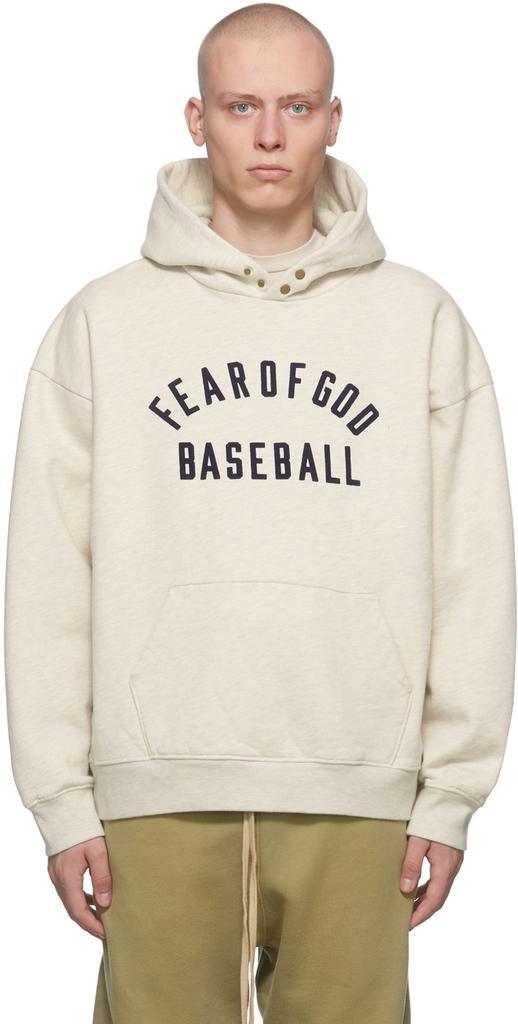 商品Fear of god|Beige ‘Baseball’ Hoodie,价格¥4441,第1张图片