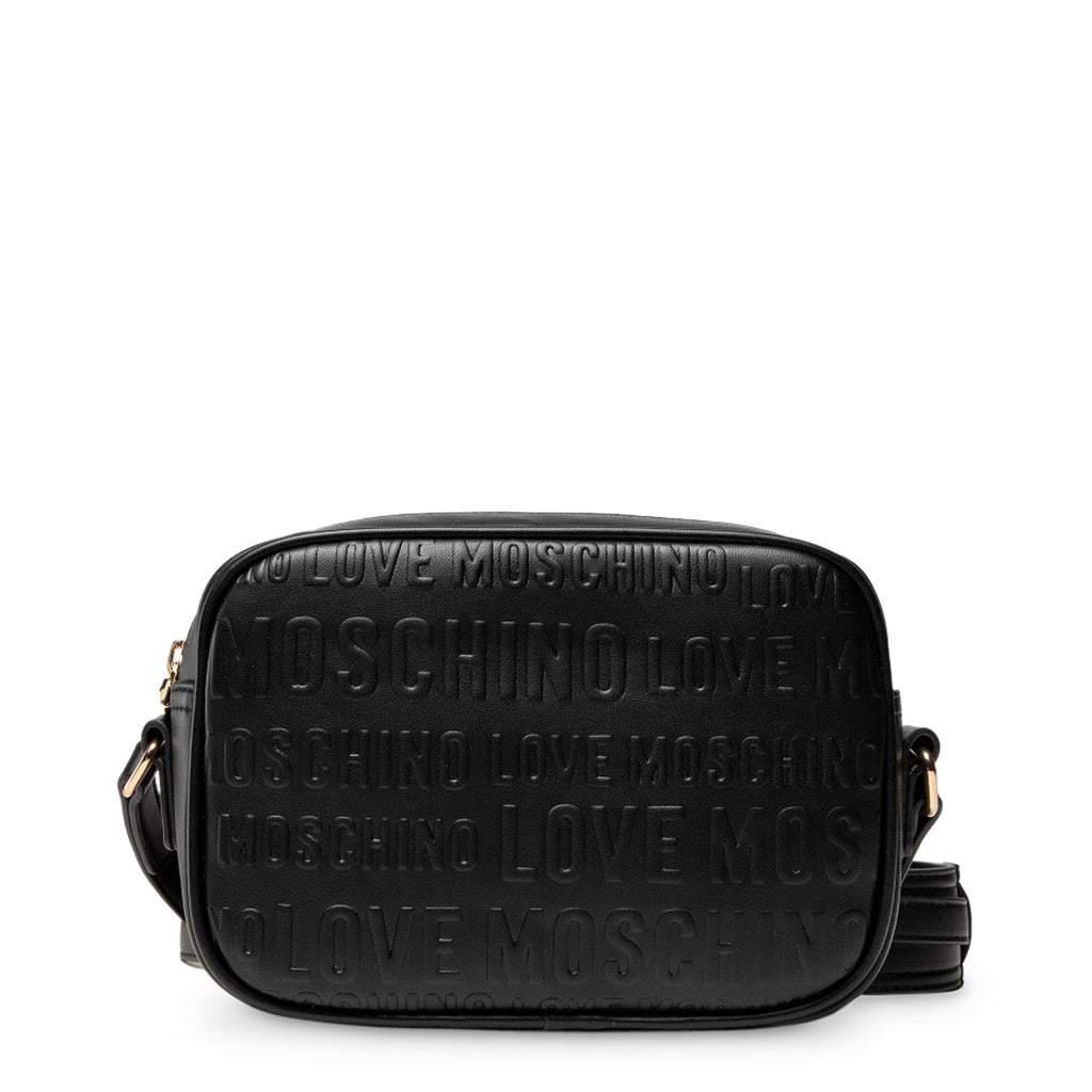 商品Moschino|Love Moschino embossed logo zipped Crossbody Bags,价格¥880,第3张图片详细描述