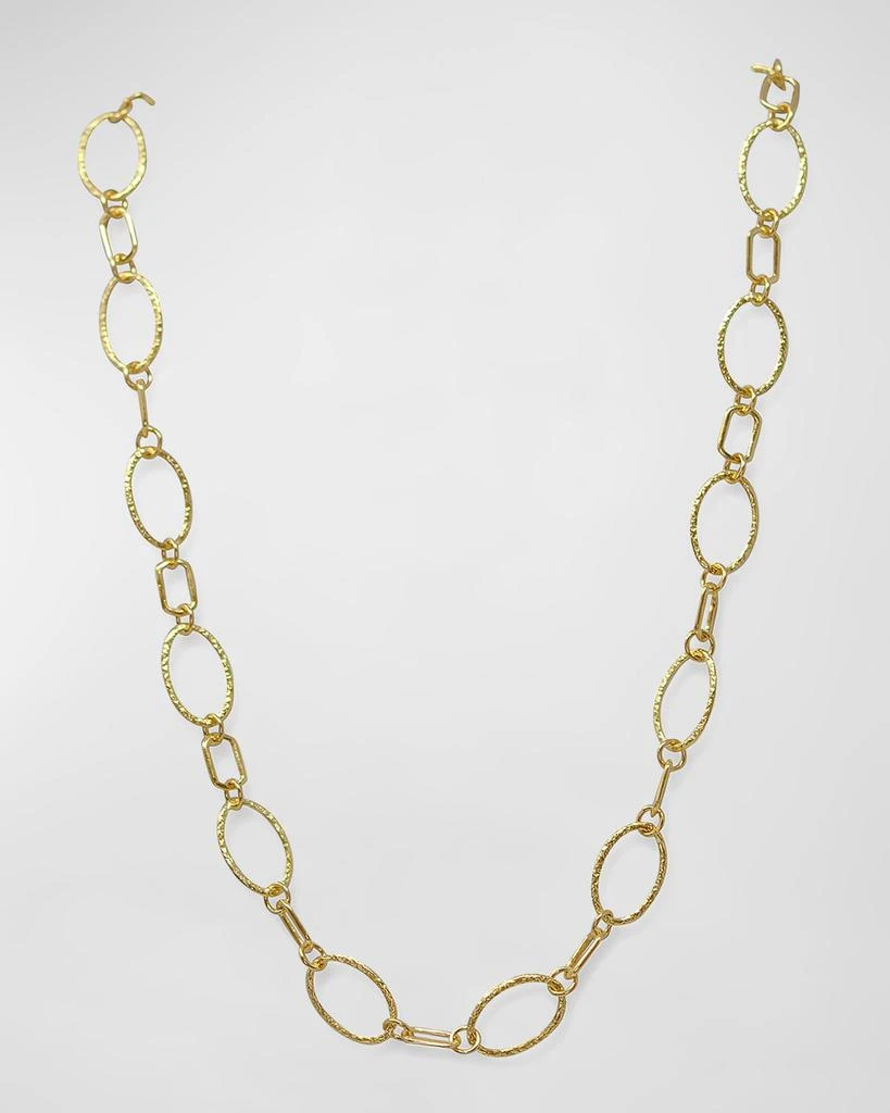 商品Armenta|18K Yellow Gold Paper Clip Necklace,价格¥51911,第1张图片