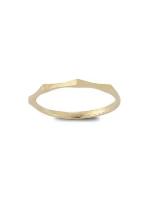 商品Saks Fifth Avenue|14K Yellow Gold Thin Geometric Band Ring,价格¥1572,第2张图片详细描述