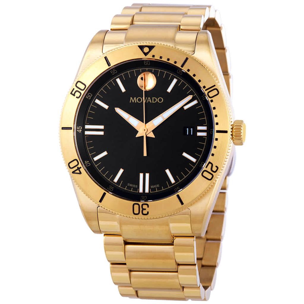 Movado Sport Quartz Black Dial Mens Watch 0607436商品第1张图片规格展示