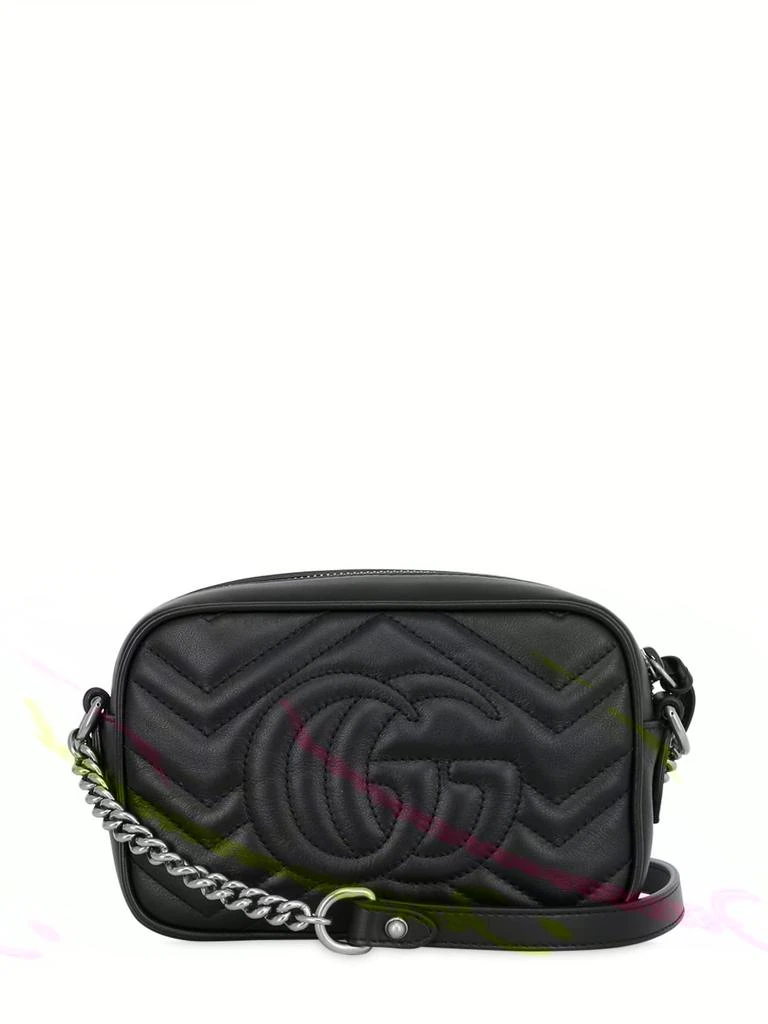 商品Gucci|Mini Gg Marmont 2.0 Leather Camera Bag,价格¥11703,第4张图片详细描述