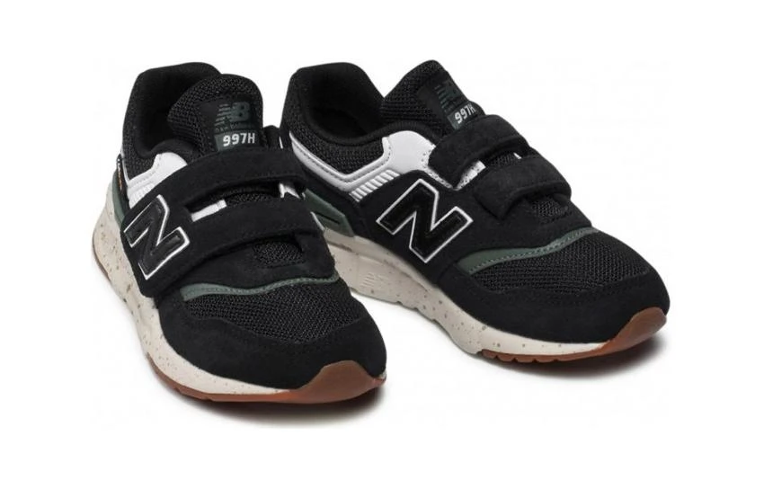 商品[国内直发] New Balance|[预售3天]NB 997H 轻便透气 防滑减震耐磨透气 低帮 儿童休闲鞋 炭黑 中小童,价格¥508,第3张图片详细描述