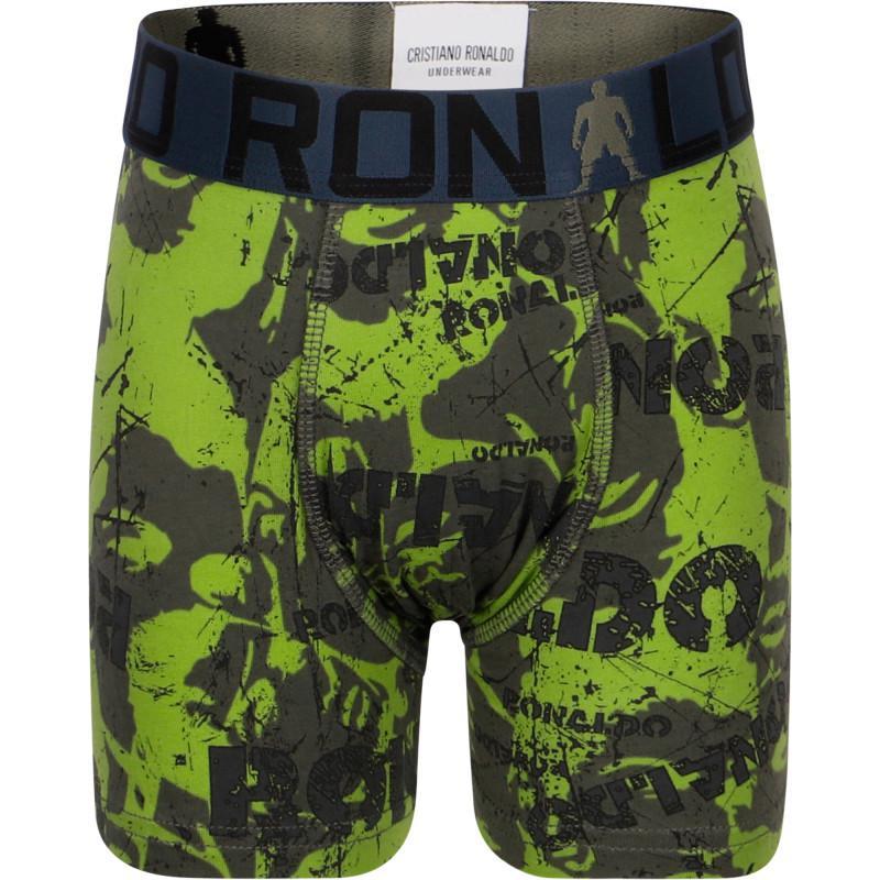 商品CR7 Cristiano Ronaldo|Logo set of boxers in blue and green,价格¥199,第4张图片详细描述
