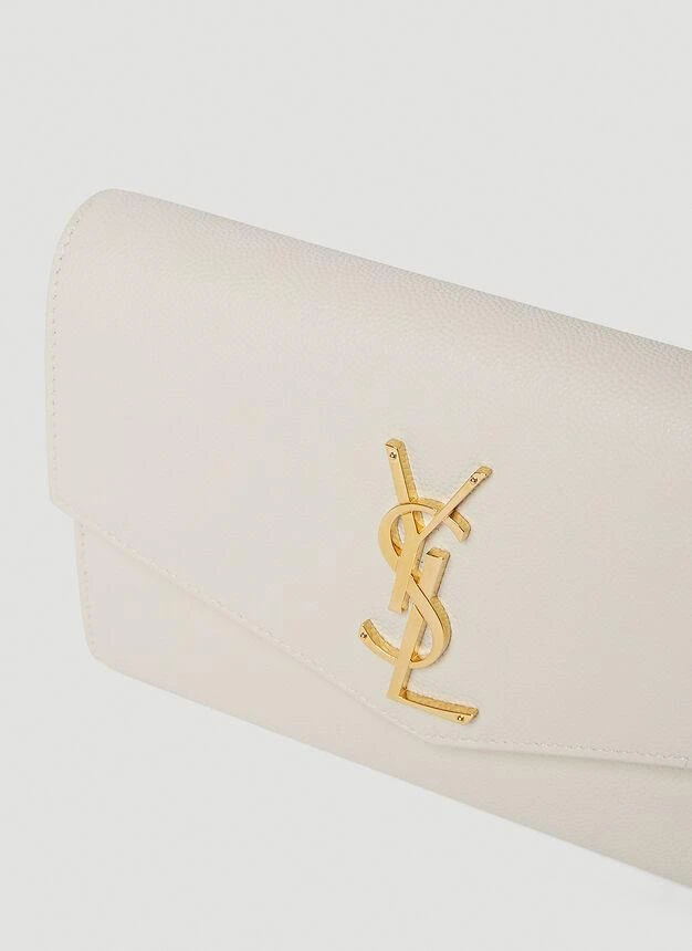 Uptown Monogram Chain Wallet in Cream 商品