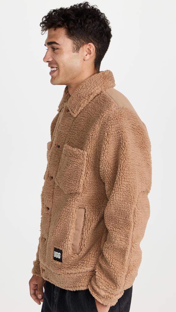 UGG Janson Faux Sherpa Trucker Jacket商品第4张图片规格展示