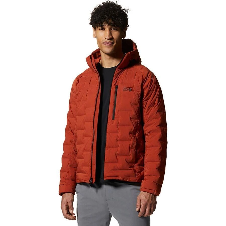 商品Mountain Hardwear|StretchDown Hooded Jacket - Men's,价格¥2480,第1张图片