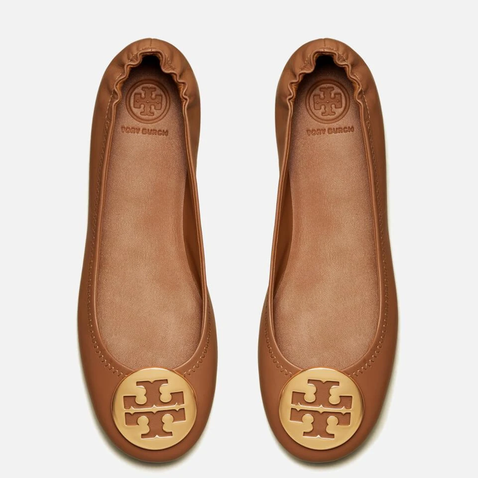 商品Tory Burch|TORY BURCH WOMEN'S MINNIE LEATHER BALLET FLATS,价格¥1578,第2张图片详细描述