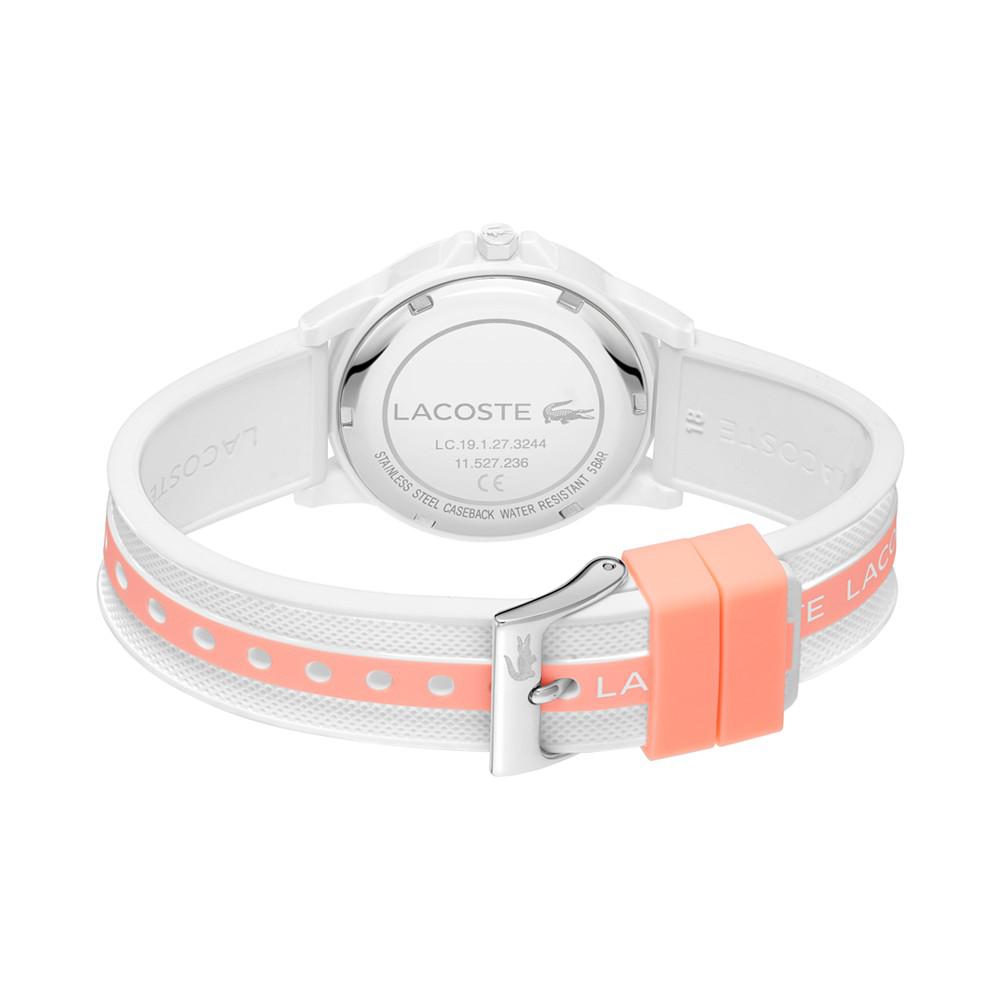 Kids' Rider White & Peach Silicone Strap Watch 36mm商品第3张图片规格展示