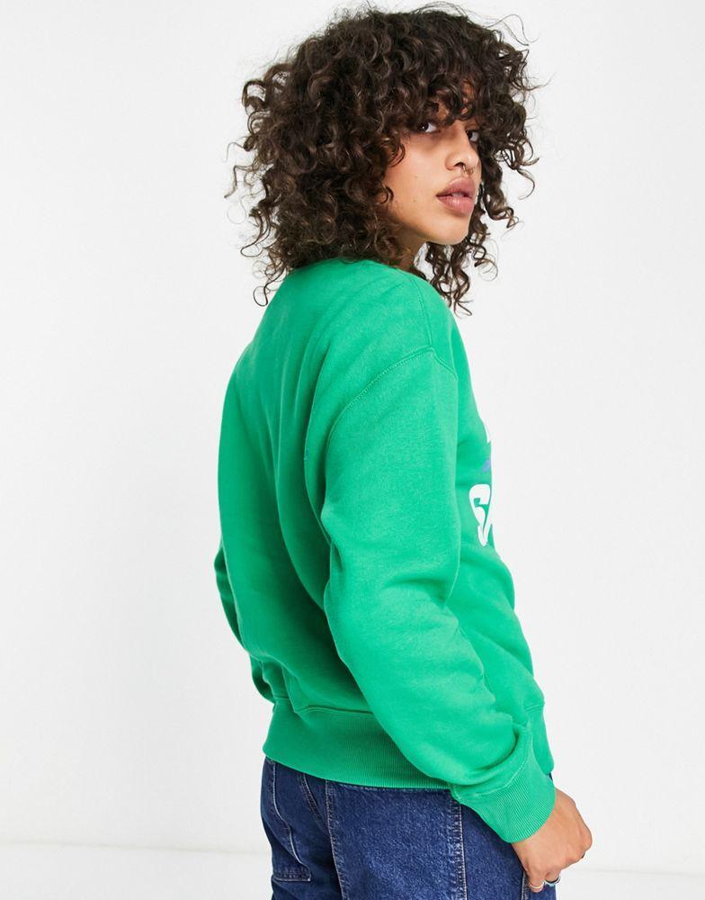 商品Ralph Lauren|Polo Sport Ralph Lauren long sleeve logo sweatshirt in green,价格¥1304,第4张图片详细描述