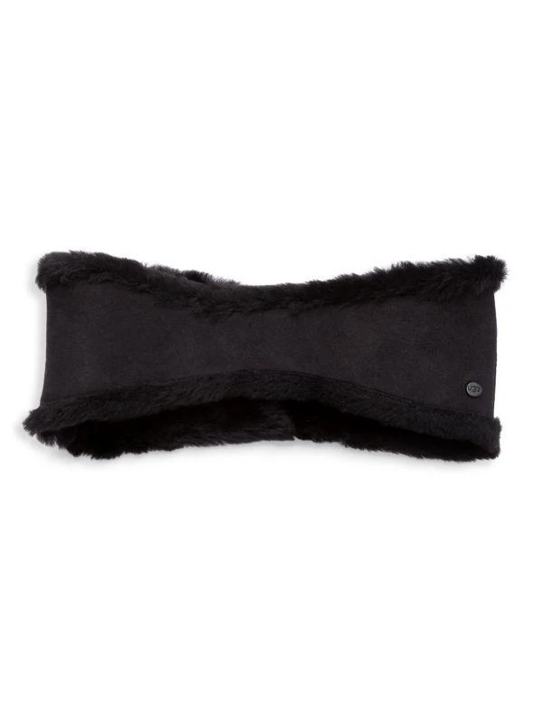 商品UGG|Reversible Leather & Shearling Headband,价格¥834,第1张图片