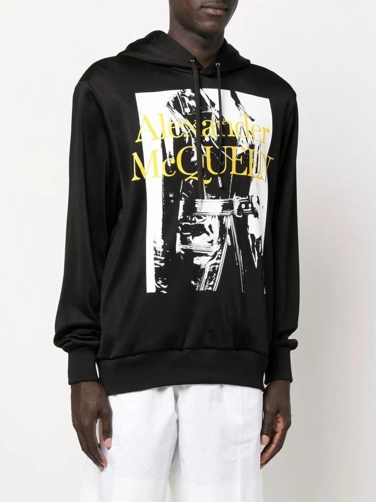 商品Alexander McQueen|Loopback atelier print hooded sweatshirt,价格¥2990,第3张图片详细描述