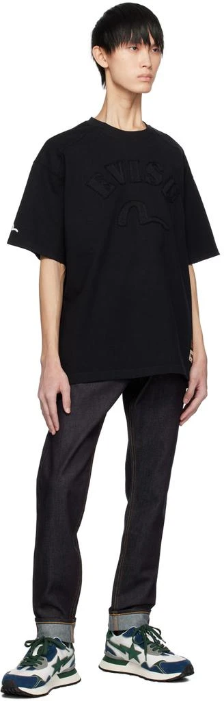 商品Evisu|Black Appliqué T-Shirt,价格¥501,第4张图片详细描述