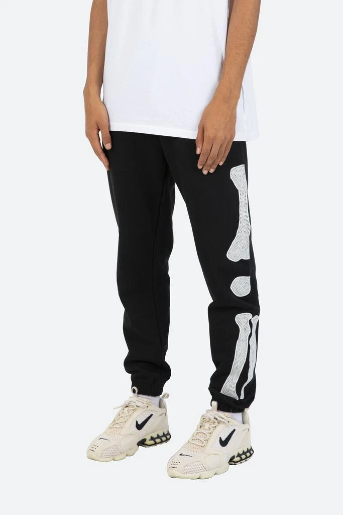 商品MNML|Skeleton Sweatpants - Black,价格¥114,第4张图片详细描述