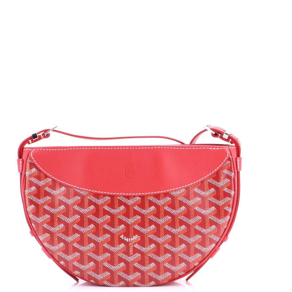 Hirondelle Shoulder Bag Coated Canvas and Leather image 2