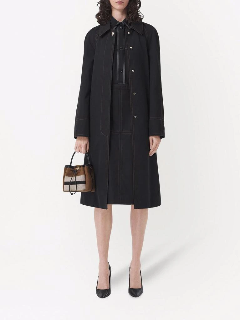 商品Burberry|BURBERRY - Haxted Cotton Trench Coat,价格¥17654,第2张图片详细描述