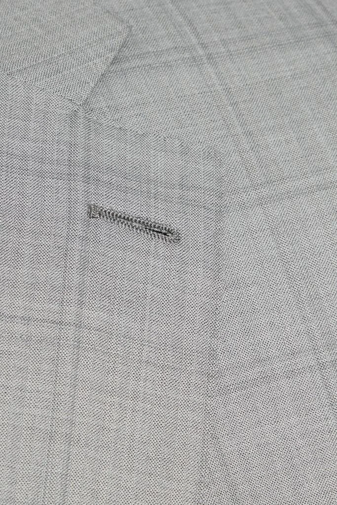 商品Zegna|Checked wool and silk-blend suit,价格¥3805,第4张图片详细描述