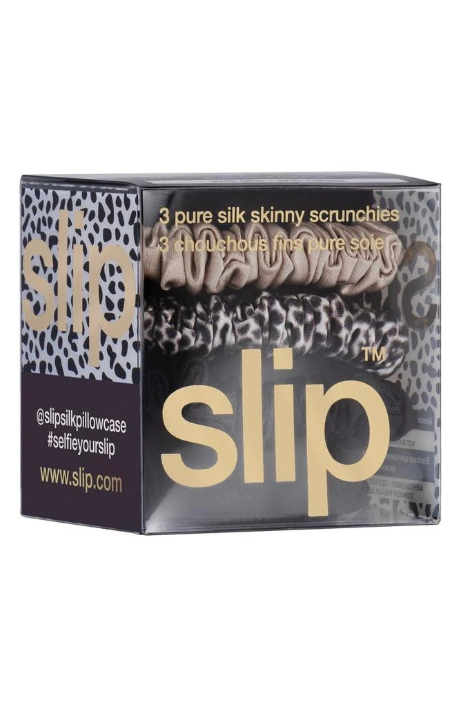 ��商品Slip|Pure Silk 3-Pack Skinny Scrunchies,价格¥163,第2张图片详细描述