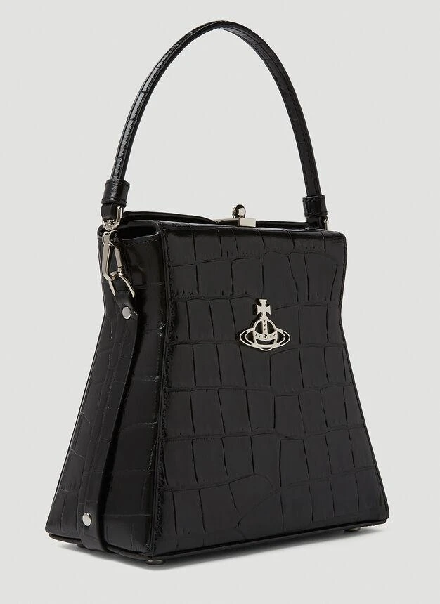 商品Vivienne Westwood|Kelly Medium Handbag in Black,价格¥3744,第2张图片详细描述