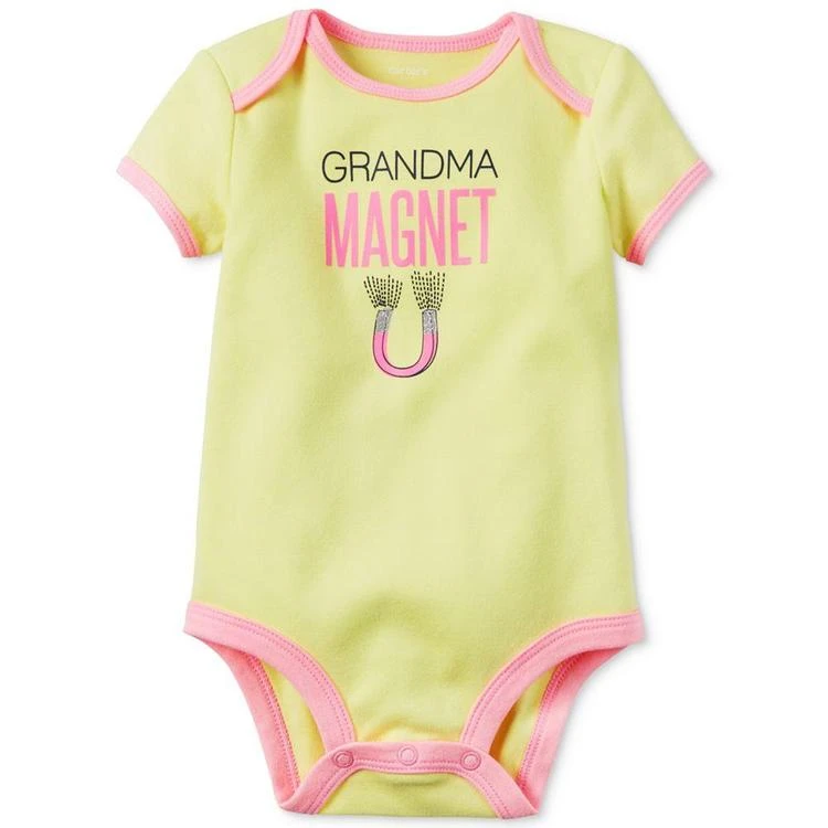 商品Carter's|Grandma Magnet Bodysuit, Baby Girls (0-24 months),价格¥36,第1张图片