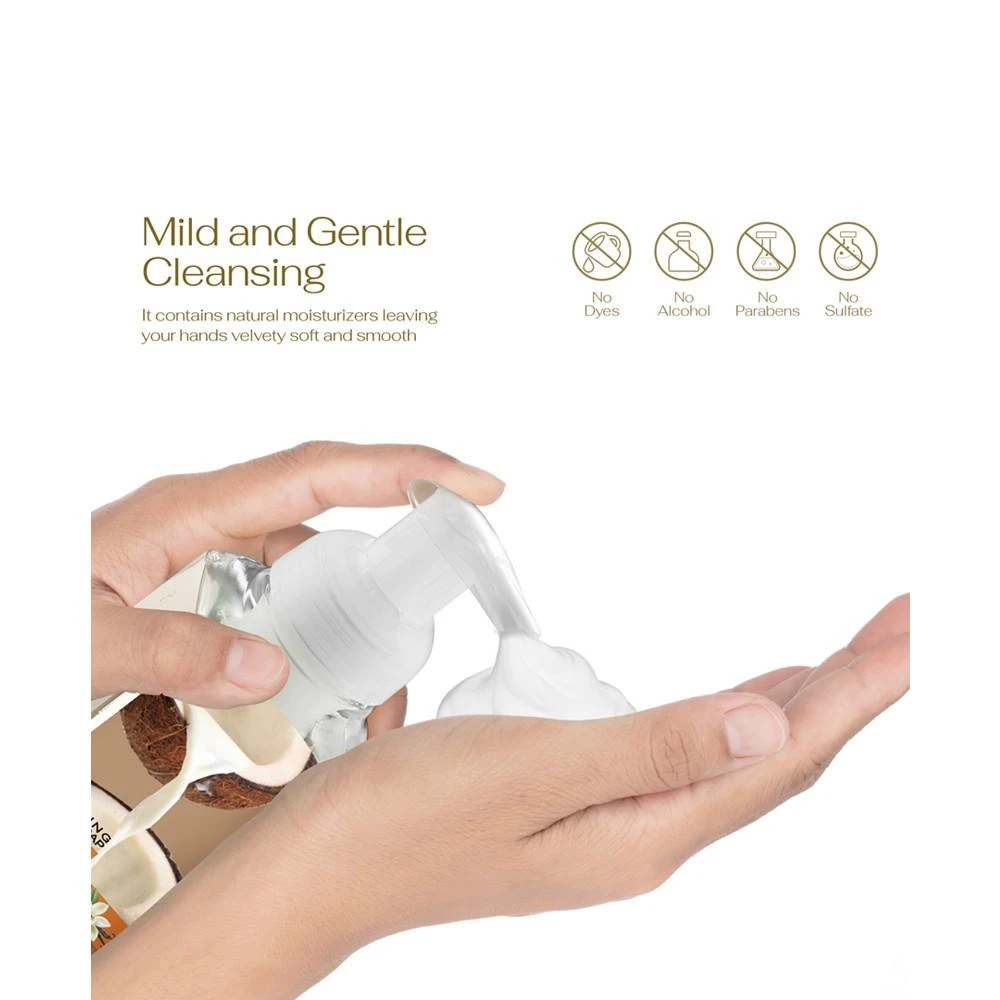 商品Lovery|Hand Foaming Soap in Vanilla Coconut, Moisturizing Hand Soap with Flawless Crystal Heart Bracelet - Hand Wash Set, 2 Piece,价格¥113,第4张图片详细描述