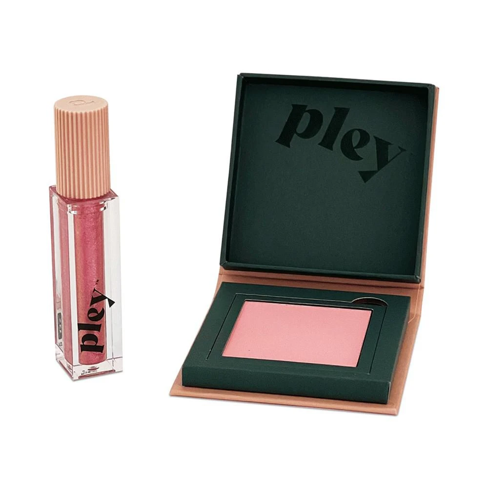商品Pley Beauty|2-Pc. Glossy Lip Lacquer & Plush Powder Blush Set, Created for Macy's,价格¥188,第2张图片详细描述