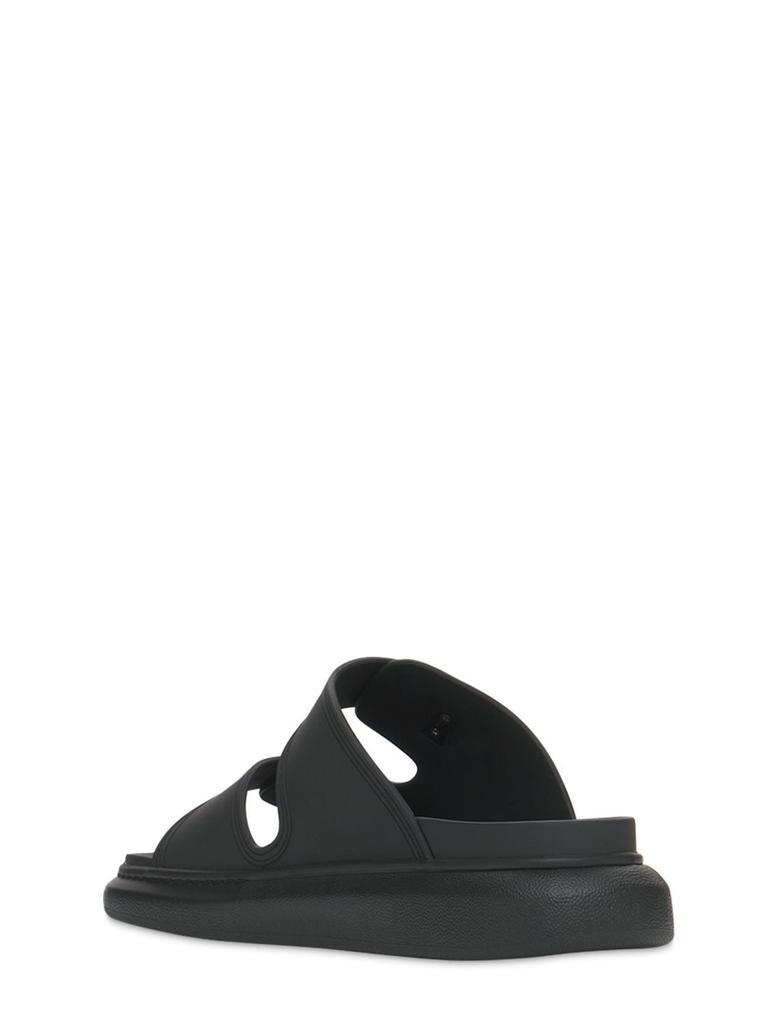 商品Alexander McQueen|50mm Rubber Slide Sandals,价格¥2537,第6张图片详细描述