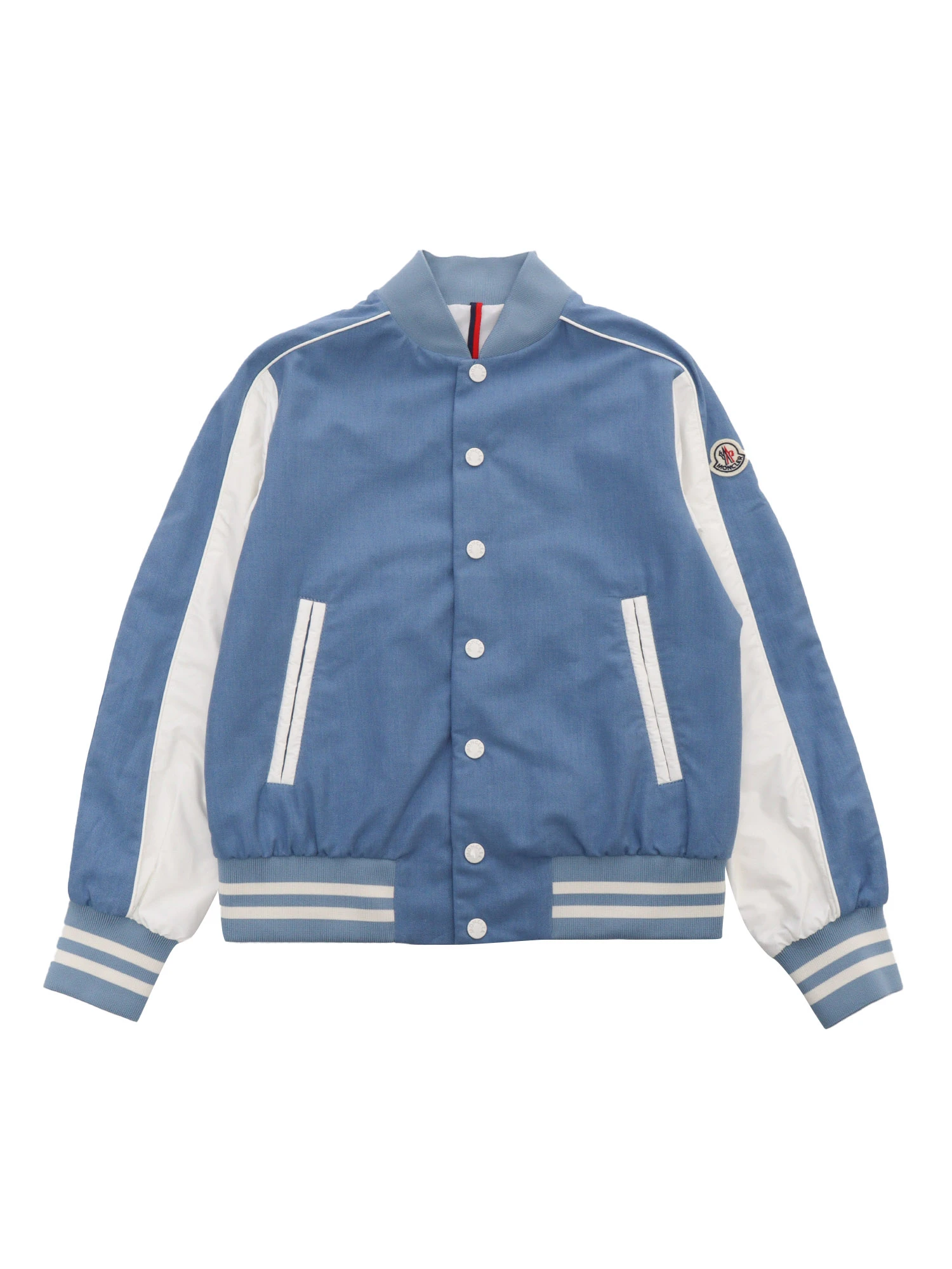 商品Moncler|Moncler 男童羽绒服 J19541A00110597ML71O 浅蓝色,价格¥3125,第1张图片