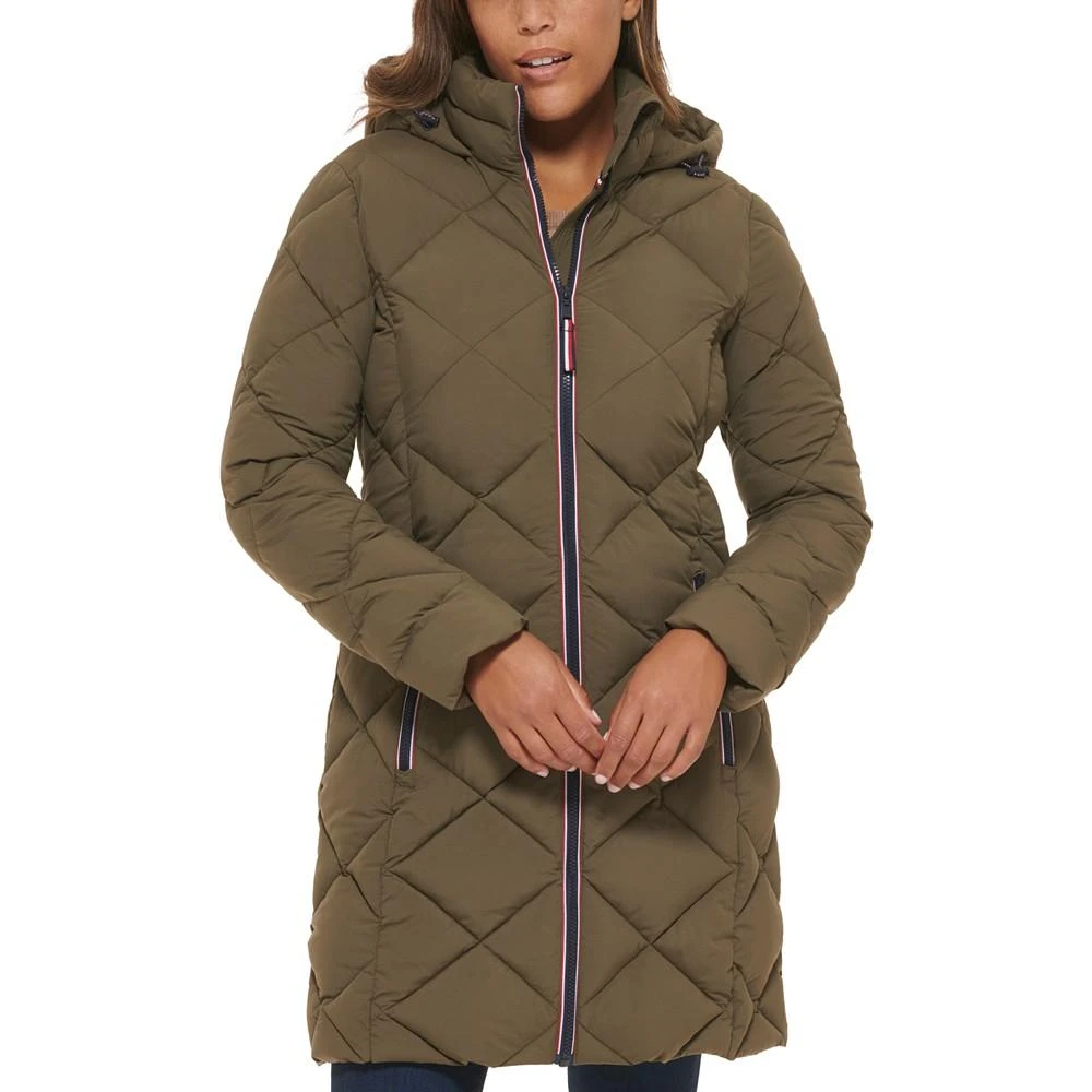 商品Tommy Hilfiger|Women's Hooded Quilted Puffer Coat,价格¥1074,第1张图片