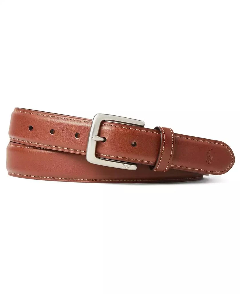 商品Ralph Lauren|Men's Suffield Leather Belt,价格¥456,第1张图片