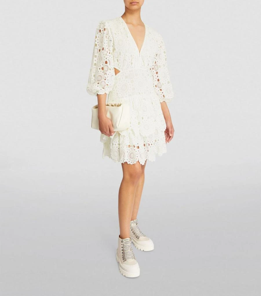 商品Maje|Lace Guipure Cut-Out Dress,价格¥2873,第2张图片详细描述