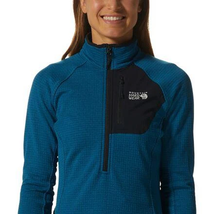 商品Mountain Hardwear|Polartec Power Grid Half-Zip Jacket - Women's,价格¥463,第3张图片详细描述