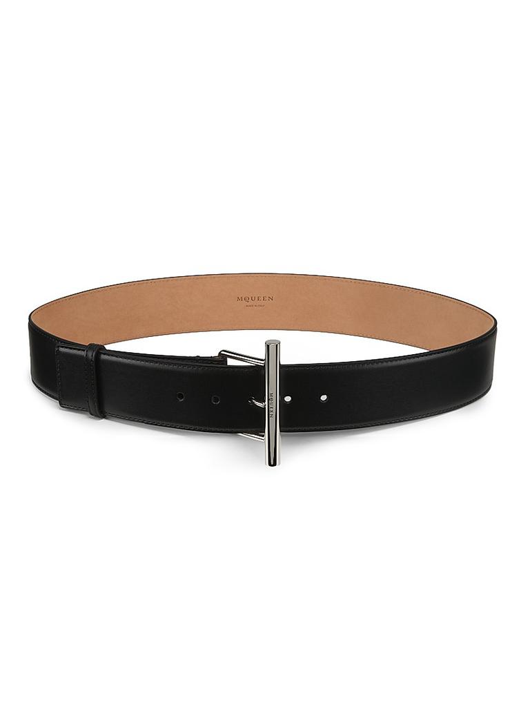 【送料&関税込】Alexander McQueen Long Buckle Belt Alexander McQueen Monogram leather belt Alexander McQueen