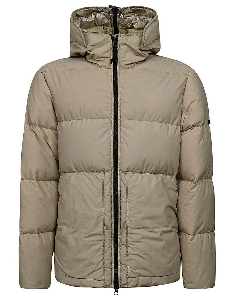 商品Stone Island|Stone Island Logo Patch Zip-Up Puffer Jacket,价格¥6233,第1张图片
